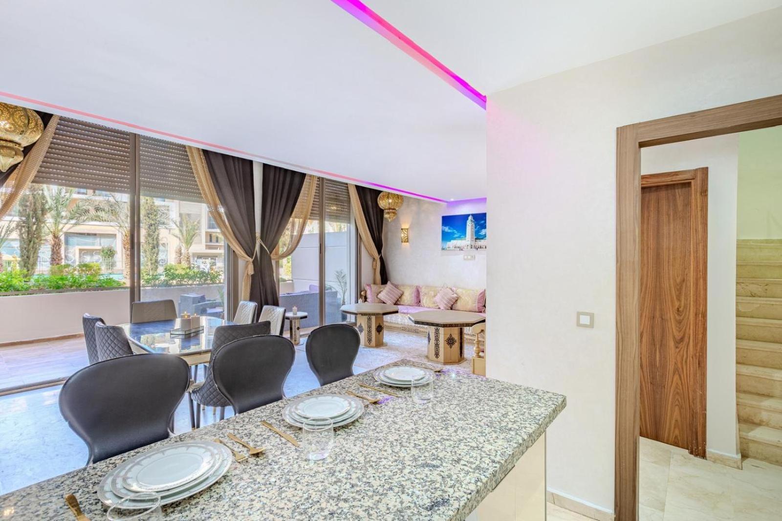 Royal Deluxe Gold - Marrakech, Luxe Pool View Apartment Marrakesh Ngoại thất bức ảnh