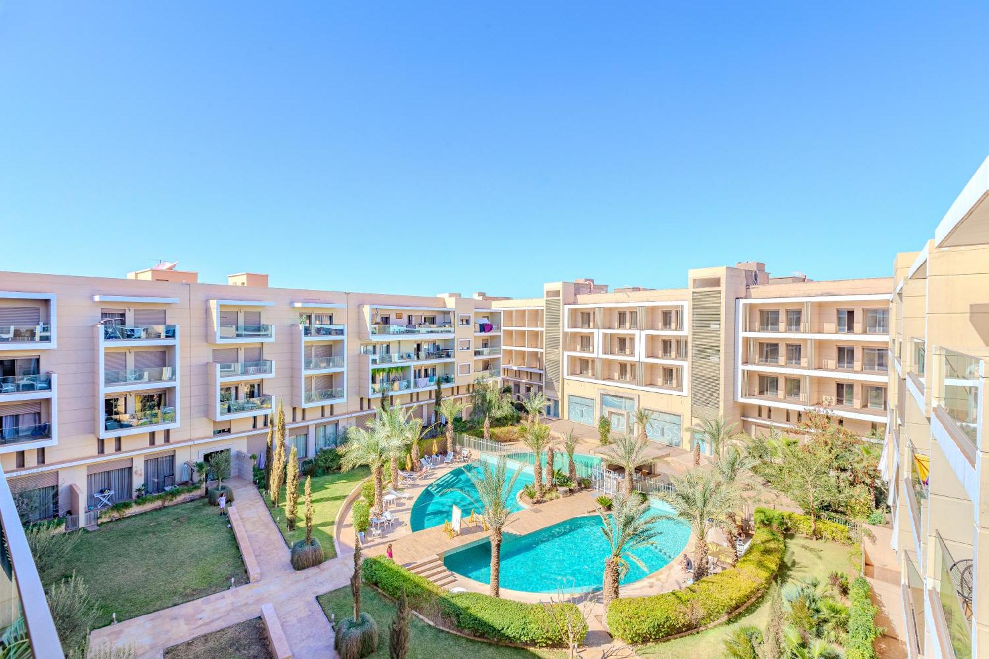 Royal Deluxe Gold - Marrakech, Luxe Pool View Apartment Marrakesh Ngoại thất bức ảnh