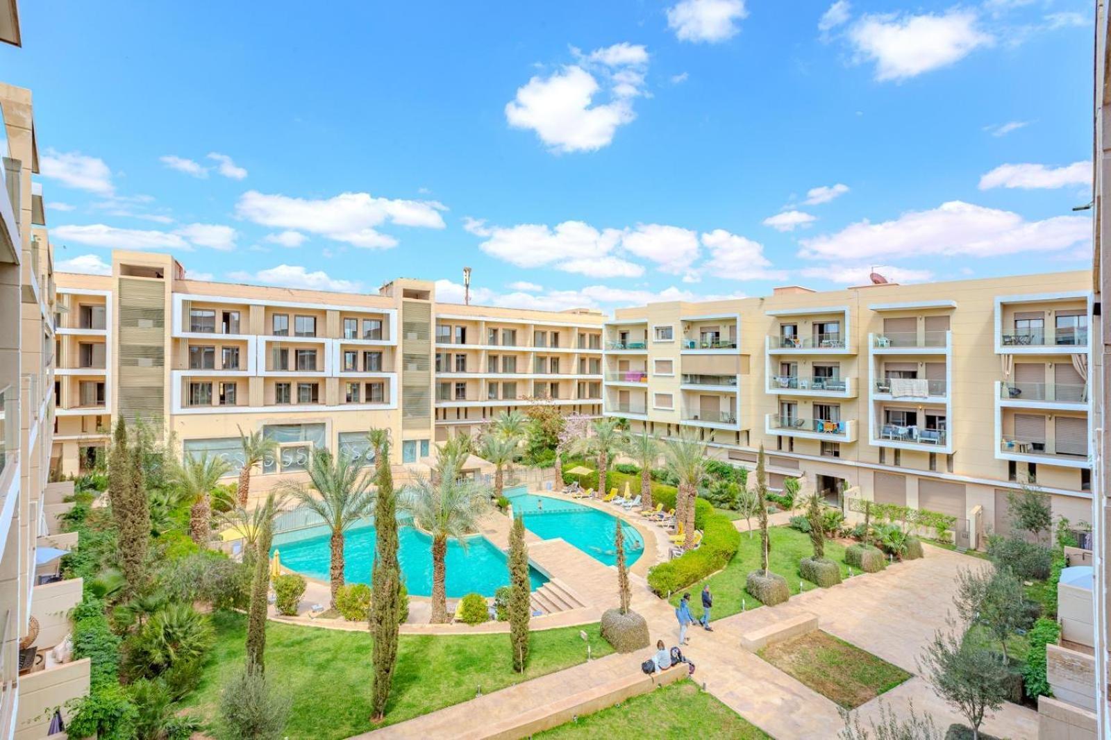 Royal Deluxe Gold - Marrakech, Luxe Pool View Apartment Marrakesh Ngoại thất bức ảnh